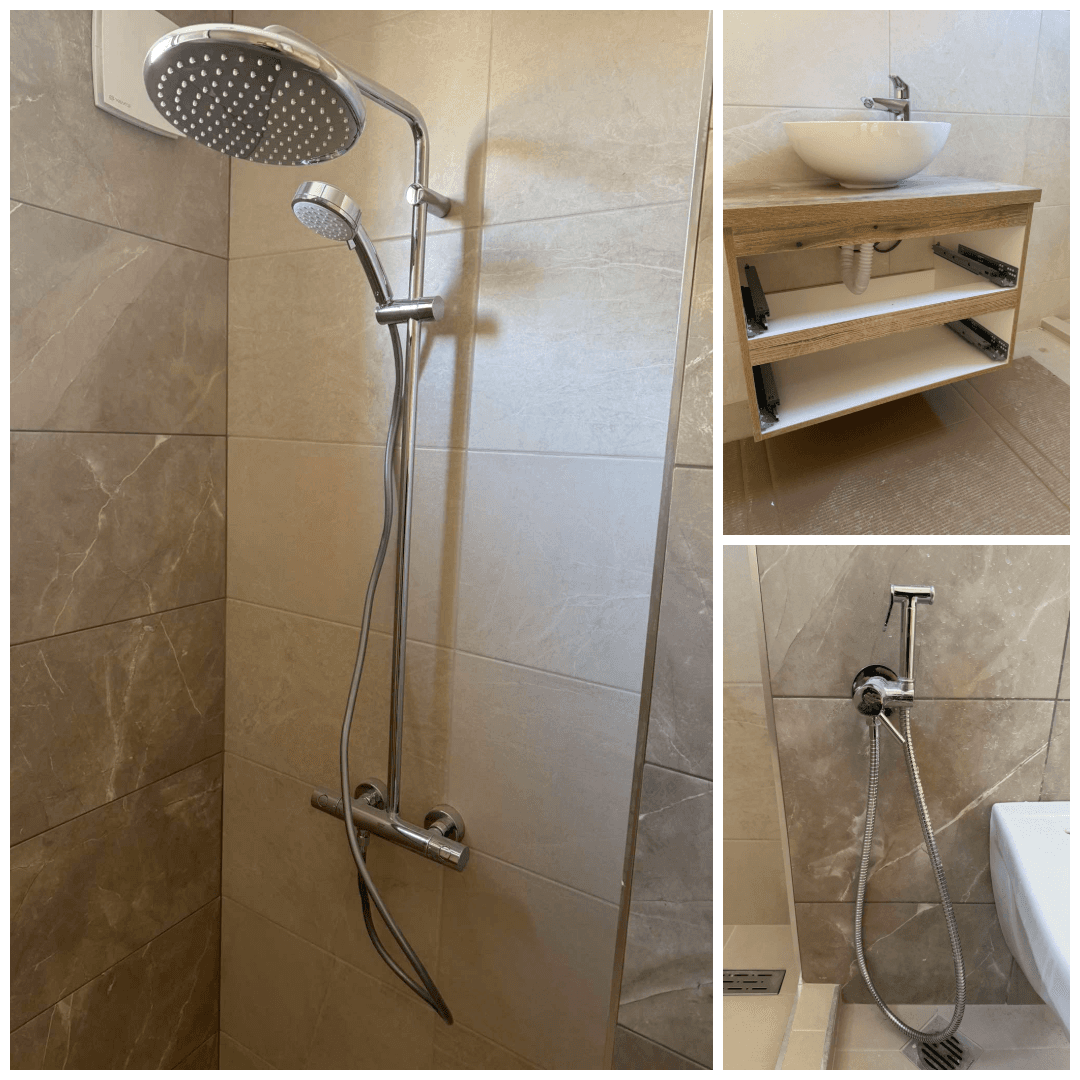 Монтаж на оборудване на баня