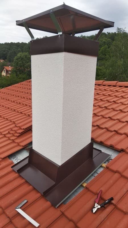 монтаж на шапки за комини